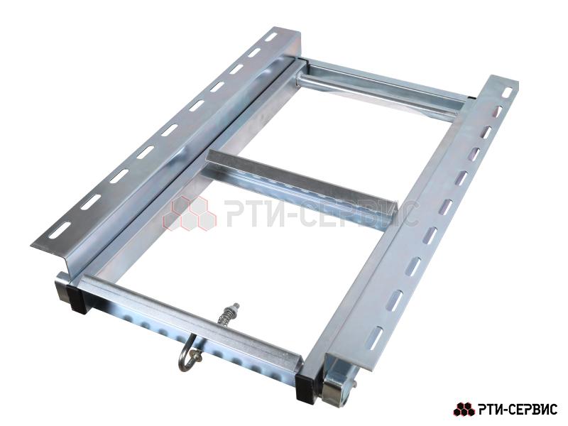 Лестница выдвижная 2 узких ступени H-570 Zn - 2