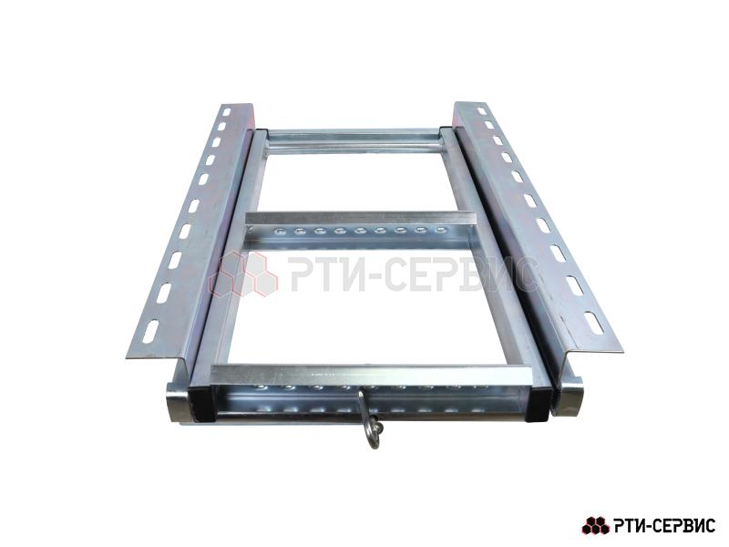 Лестница выдвижная 2 узких ступени H-570 Zn - 3