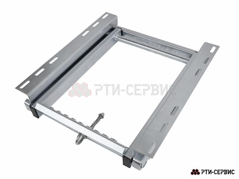 Лестница фургона складная 1 узкая ступень H-450 Zn - 2