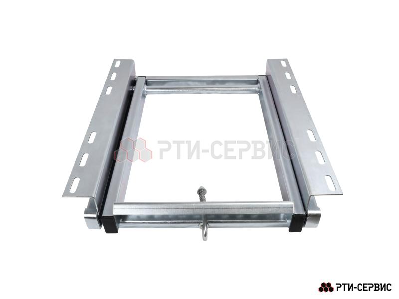 Лестница фургона складная 1 узкая ступень H-450 Zn - 3