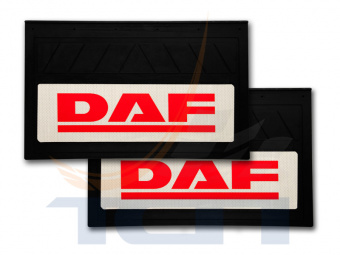 Брызговик 580x360мм задний световозвращающий красный 2шт DAF T900152 ТСП РОССИЯ - 2