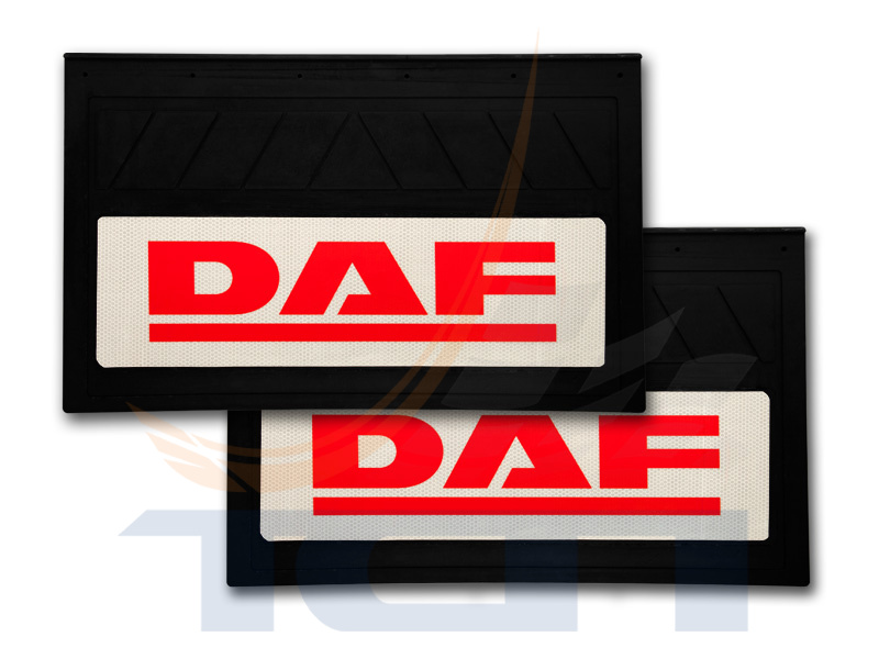 Брызговик 580x360мм задний световозвращающий красный 2шт DAF T900152 ТСП РОССИЯ - 3