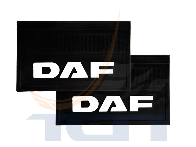 Комплект брызговиков объемный текст (высота букв 4мм) 580х360мм DAF T900057 ТСП РОССИЯ - 3