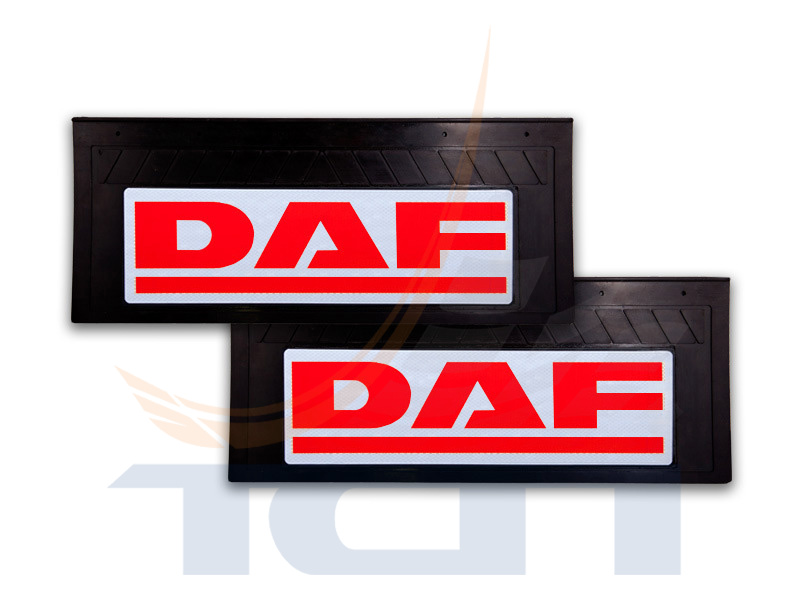 Брызговик 660x270мм задний световозвращающий красный 2шт DAF T900161 ТСП РОССИЯ - 3