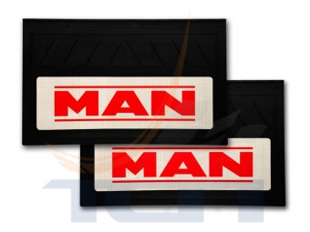 Брызговик 660x270мм задний светоотражающий красный 2шт MAN T900162 ТСП РОССИЯ - 2