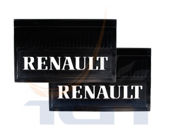 Комплект брызговиков объемный текст (высота букв 6мм) 580х360мм RENAULT T900101 ТСП РОССИЯ - 2
