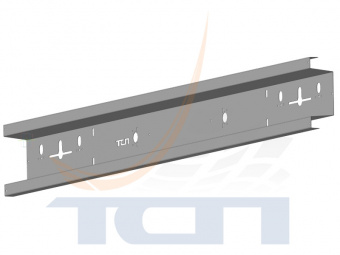 Бампер профилированный серый Grunwald T900519-02 ТСП - 2