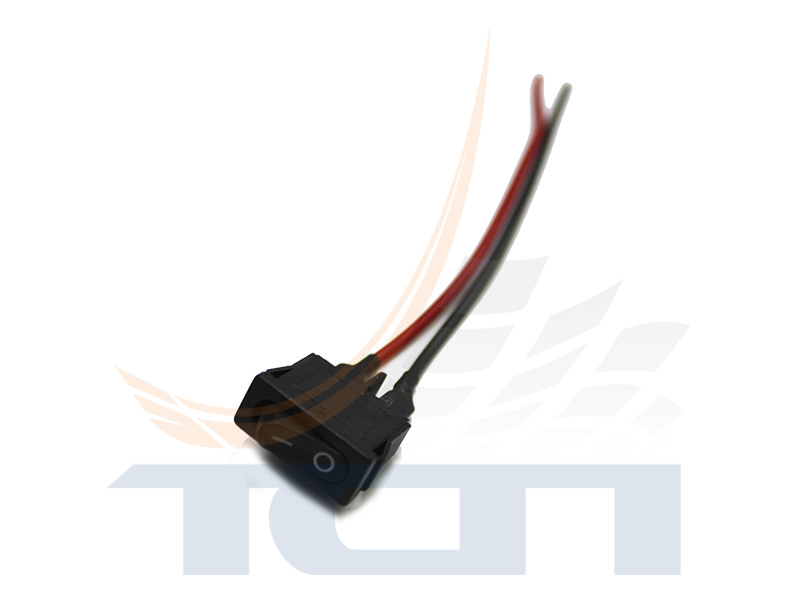 Выключатель 2-х контактный с фиксацией, черный TG-10095 TG - 3
