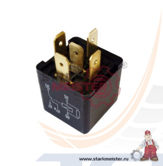 Реле 24V/30A MERCEDES/MAN/IVECO/DAF/RENAULT/VOLVO/SCANIA S13.1624 STARKMEISTER ГЕРМАНИЯ - 2