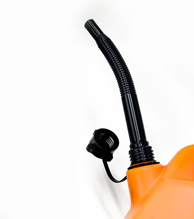 Канистра 20л OCTANE RESERVE ОРАНЖЕВАЯ для топлива (усил.) с крыш. и лейкой 3TON. Артикул: К-155383 - 3