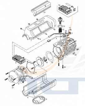 Прокладка автономного отопителя B1LC 12V/24V/D1LC 12V/24V 25 1688 01 00 06 EBERSPACHER - 2