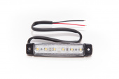 Фонарь боковой габаритный белый 24V 6LED SY-SML1032-1 HanLin