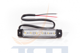 Фонарь боковой габаритный белый 24V 6LED SY-SML1032-1 HanLin - 2