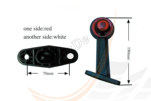 Фонарь габаритный левый UNIVERSAL TD06-68-005PAL-24 TangDe - 3