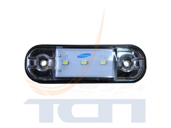 Фонарь контурный универсальный 160 белый 3LED с прокладкой (12-24В) T900273 ТСП - 2