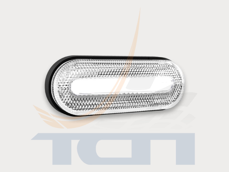 Фонарь габаритный 12-36В белый со светоотражателем и проводом FT-070 B LED FRISTOM - 3