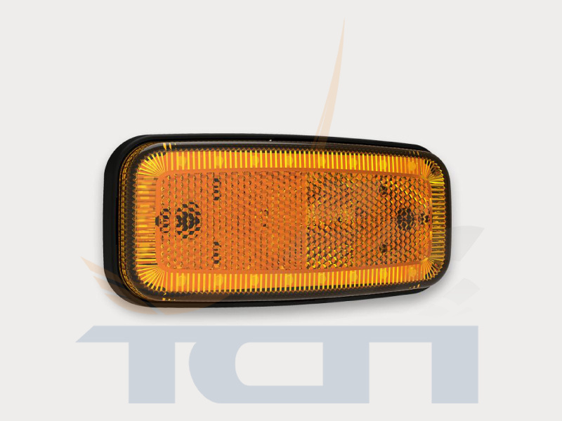 Фонарь габаритный 12-36В жёлтый со светоотражателем и проводом FT-075 Z LED FRISTOM - 3