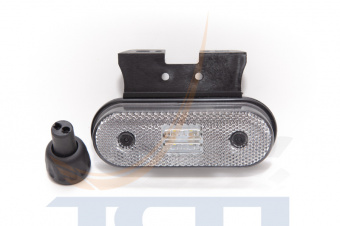 Фонарь габаритный белый 12/24V LED с кронштейном SY-SML1052B HanLin - 2