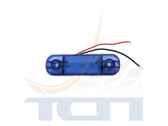 Фонарь контурный универсальный 160 синий 3LED 24В T900950 ТСП - 2
