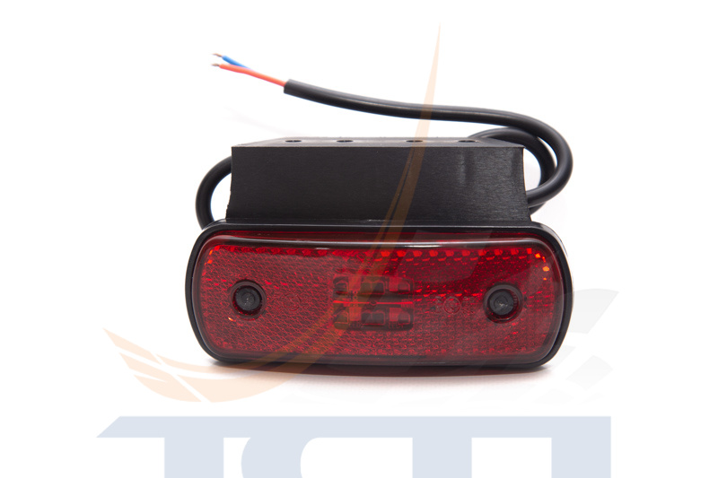 Фонарь габаритный красный с кронштейном 4LED SY-SML1031-2B HanLin - 3