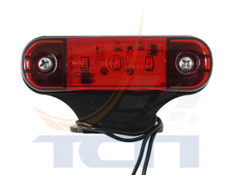 Фонарь габаритный красный с кронштейном 12/24V 014.3731-11 ТрАС - 2