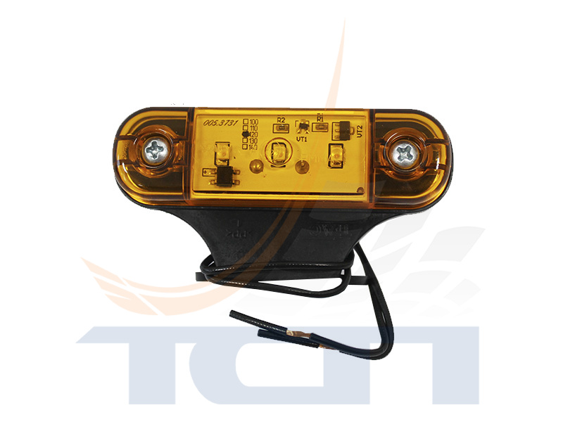 Фонарь габаритный желтый с кронштейном 12/24V 014.3731-12 ТрАС - 3