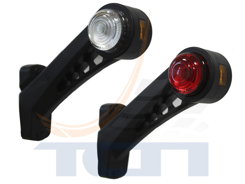 Фонарь габаритный "рог" 3LED L=180 мм 12/24V (к-т 2шт. левый/правый) 001/0011.3731-01 ТрАС - 3