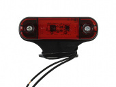 Фонарь габаритный красный с кронштейном 12/24V 12 LED 014.3731-41 ТрАС