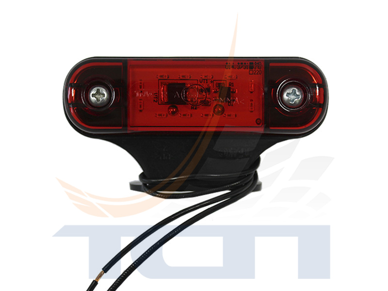 Фонарь габаритный красный с кронштейном 12/24V 12 LED 014.3731-41 ТрАС - 3