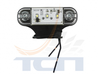 Фонарь габаритный белый с кронштейном 12/24V 014.3731-10 ТрАС - 2