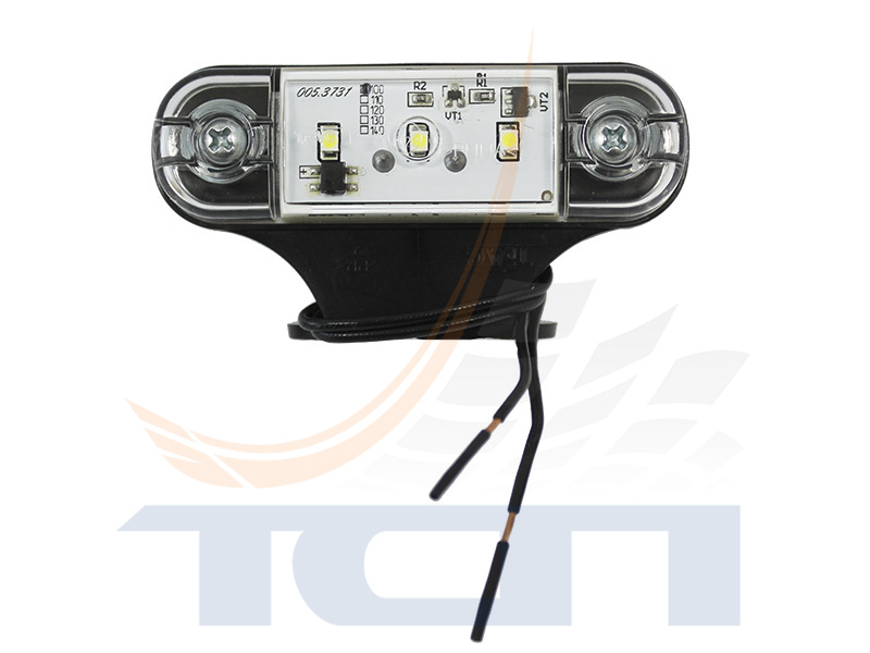 Фонарь габаритный белый с кронштейном 12/24V 014.3731-10 ТрАС - 3