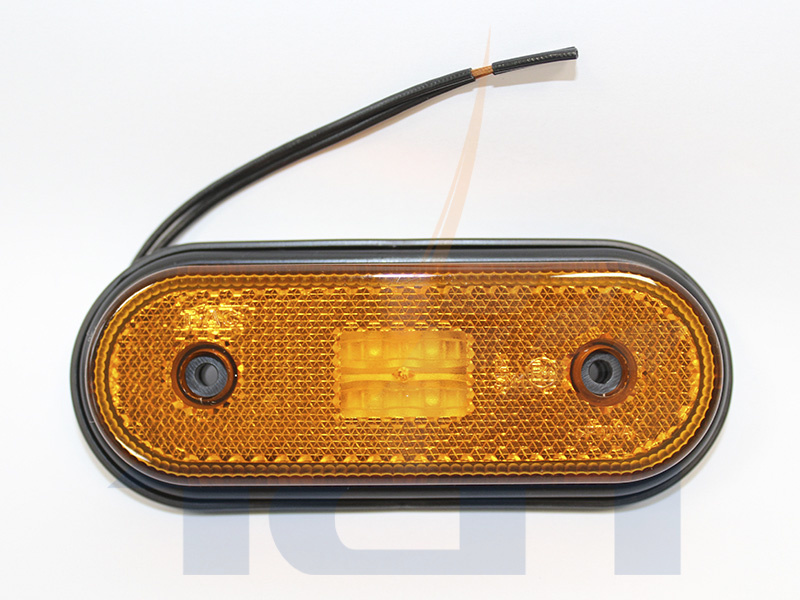 Фонарь габаритный маркерный желтый 12/24V 4LED 013.3731-06 ТрАС - 3