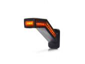 Фонарь габаритный с сигналом поворота левый 12V-24V LED W168.8DD 1347L WAS