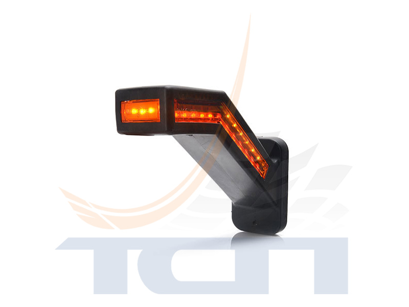 Фонарь габаритный с сигналом поворота левый 12V-24V LED W168.8DD 1347L WAS - 3