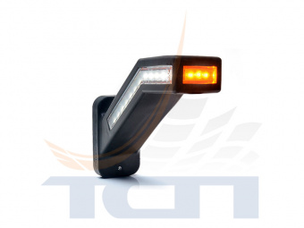 Фонарь габаритный с сигналом поворота правый 12V-24V LED W168.8DD 1347P WAS - 2