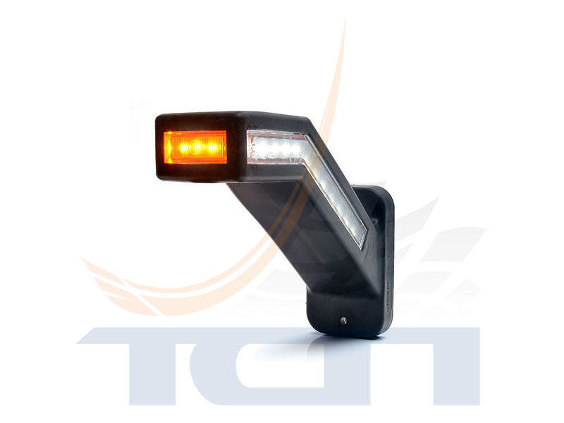 Фонарь габаритный с сигналом поворота правый 12V-24V LED W168.7DD 1345P WAS - 3