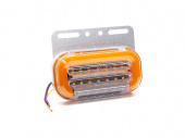 Габарит боковой (желтый) с подсветкой колеса, кронштейн 24V LED с линзой ФК-4184 FURA