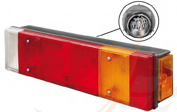 Фонарь задний левый MAN F2000 TD02-57-002L TangDe КИТАЙ - 3
