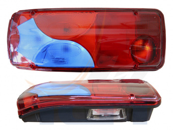 Фонарь задний левый UNIVERSAL б/л синий с AMP разъемом T901458 ТСП - 2