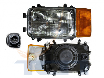 Фара правая с указателем поворота DAF XF95 1995 TD01-61-002AR TangDe Китай - 2