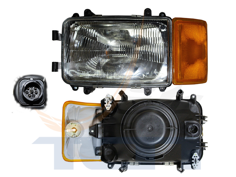 Фара правая с указателем поворота DAF XF95 1995 TD01-61-002AR TangDe Китай - 3