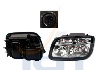 Фара левая с корректором MERCEDES ACTROS MP2 2003-2008 SY-BL2002-1L-EM HanLin КИТАЙ - 2