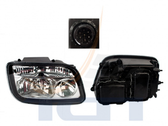 Фара правая корректором MERCEDES ACTROS MP2 2003-2008 SY-BL2001-1R-EM HanLin КИТАЙ - 2