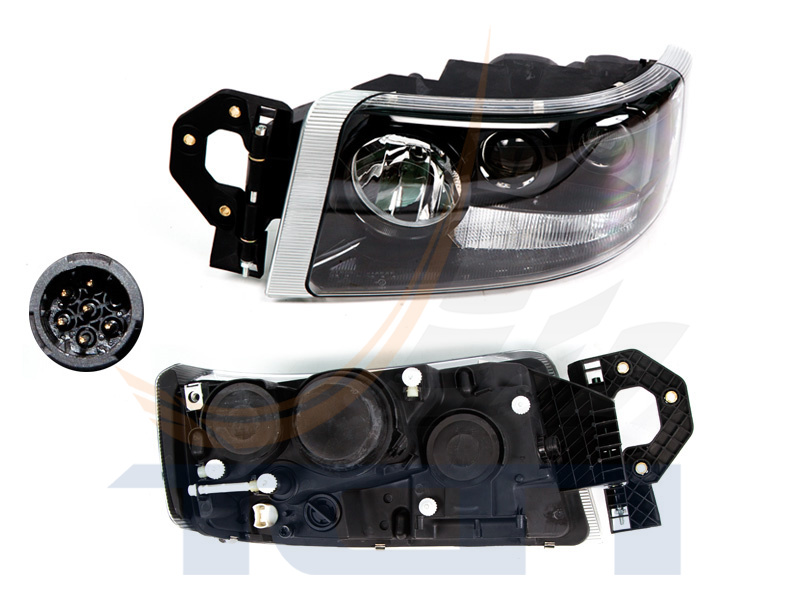 Фара левая черная RENAULT PREMIUM SY-RL2002 HanLin КИТАЙ - 3
