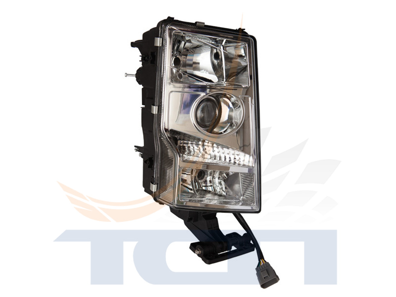 Фара правая (E-Mark) (квадратная фишка) VOLVO FH2/FM2 TD01-51-001BR TangDe КИТАЙ - 3