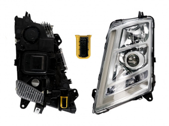 Фара левая биксенон хром VOLVO FH4 TD01-51-036L TangDe КИТАЙ - 3
