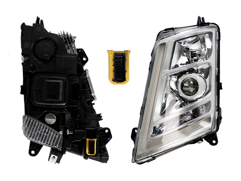 Фара левая биксенон хром VOLVO FH4 TD01-51-036L TangDe КИТАЙ - 5