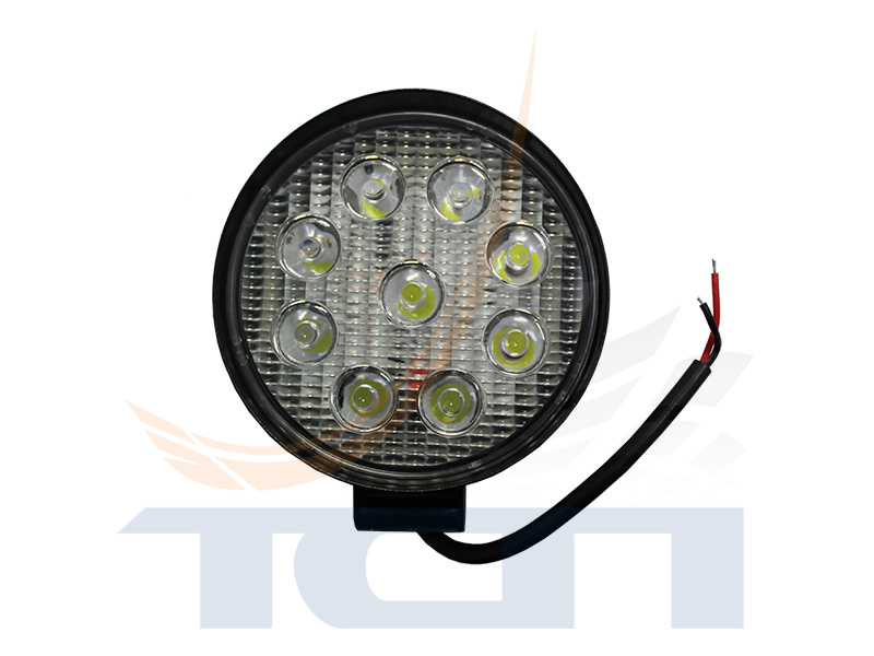 Фара п/т 09LED 12-30V 27W-R 25mm круглая (ближний свет) ФА-0253 БС FURA - 4