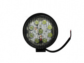 Фара п/т 09LED 12-30V 27W-R 25mm круглая (дальний свет) ФА-0253 ДС FURA