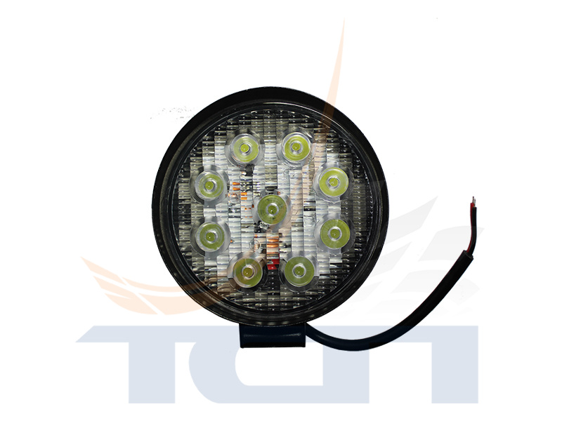 Фара п/т 09LED 12-30V 27W-R 25mm круглая (дальний свет) ФА-0253 ДС FURA - 3